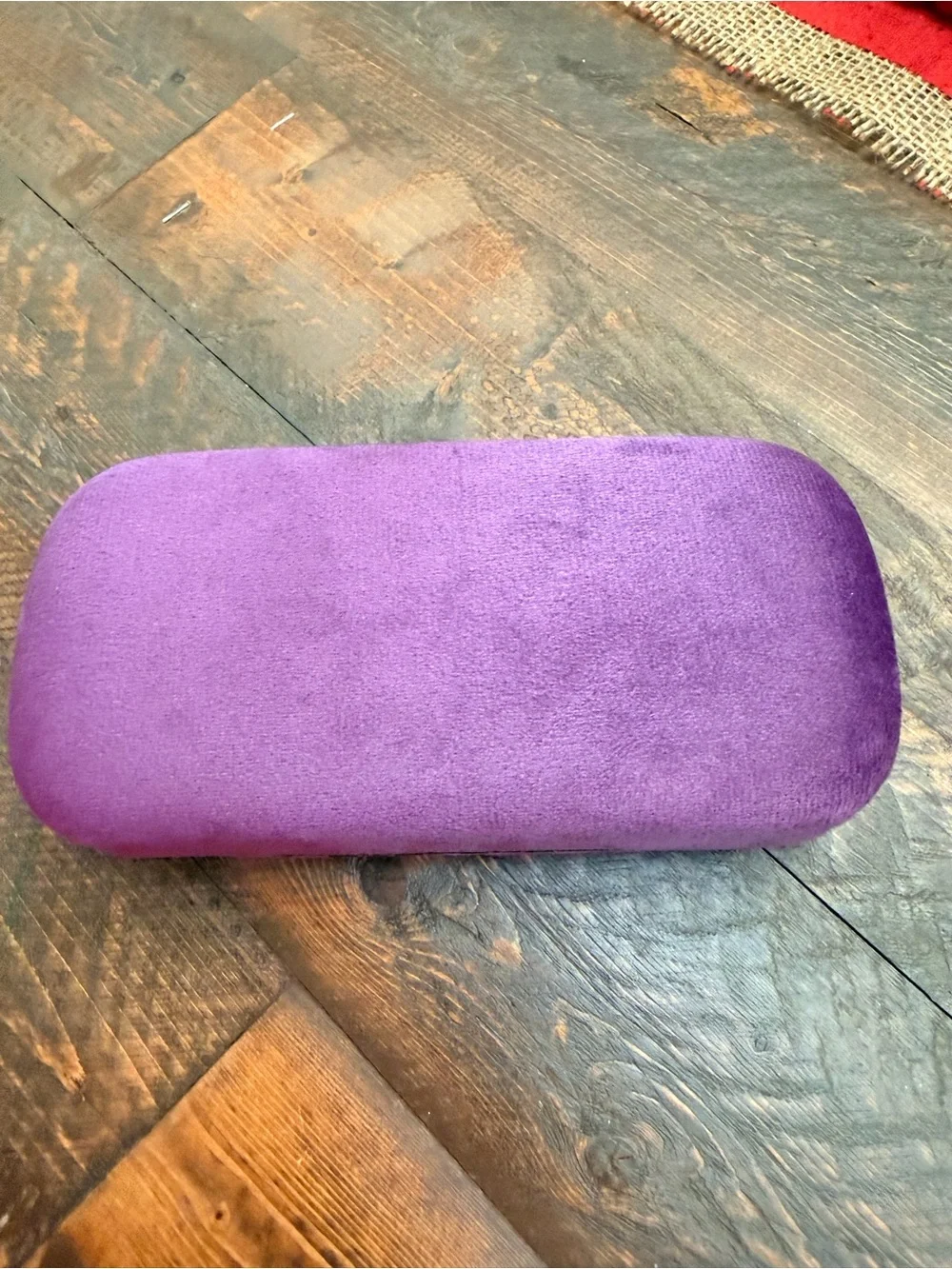 Authentic Gucci Purple Velvet Hard Clamshell Sunglasses Eyeglasses Case EUC